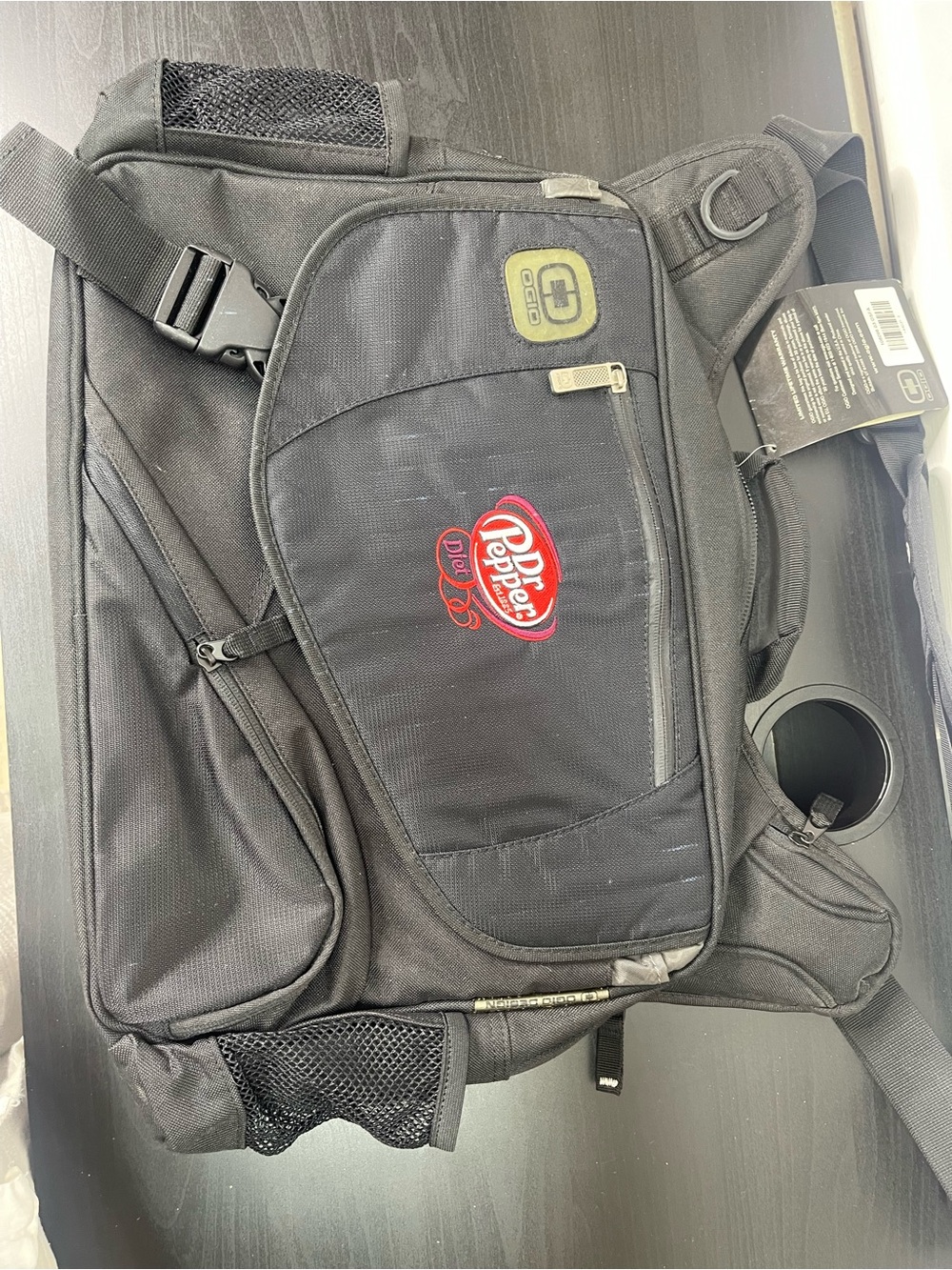 VTG  Diet Dr Pepper Ogio Hip Hop Messenger Bag Sling Laptop Promo Y2K Deadstock